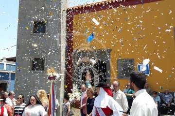Telde rinde honores a su alcaldesa perpetua (Foto Miguel Florido)